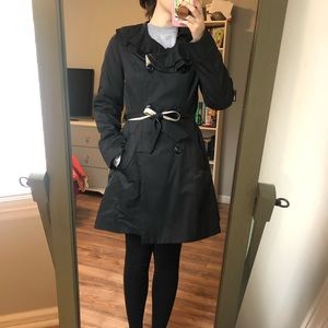 Betsey Johnson Double-Breasted Trench Coat